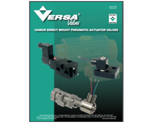 New NAMUR valve catalogue from Versa Valves 